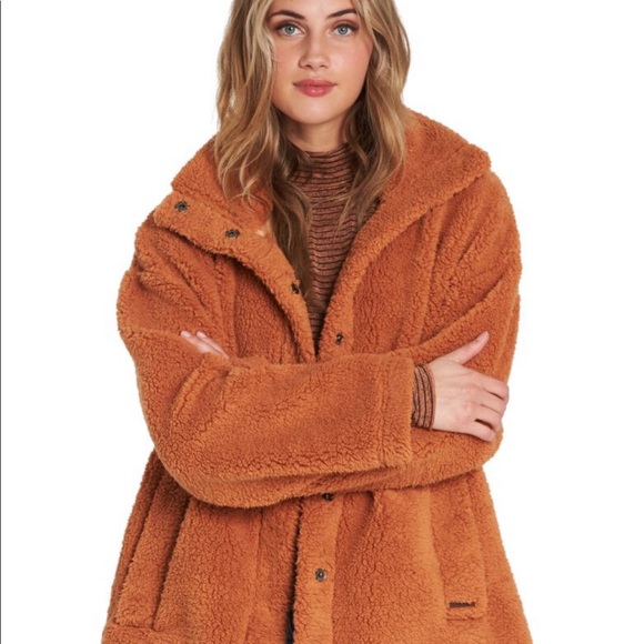 Billabong Faux Fur jacket - Picture 1 of 3